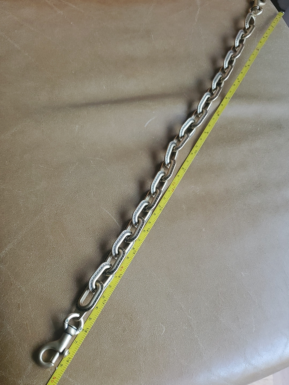 Coach Link Chain Strap For Tabby Bag Or Chunky Necklace Brass / Gold - Picture 6 of 12